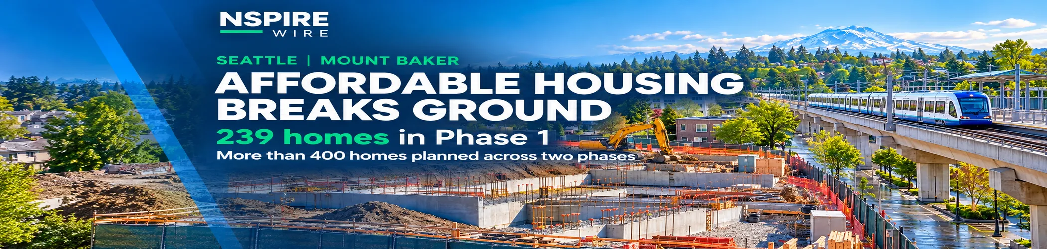 Seattle Breaks Ground on More Than 400 Affordable Homes at Mount Baker