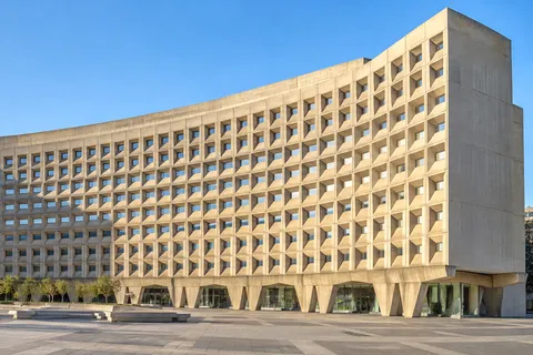HUD headquarters in Washington, DC - waiver disclosure banner